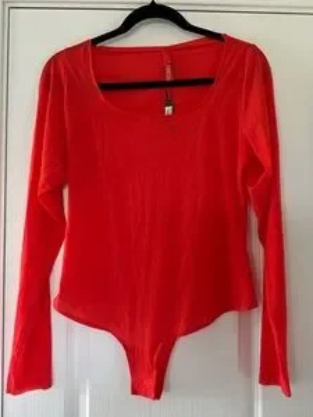 HOST PICK  Skims Essential Long Sleeve Scoop Neck Bodysuit
